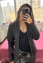 Chaqueta Cuero Vacuno Negra Classic
