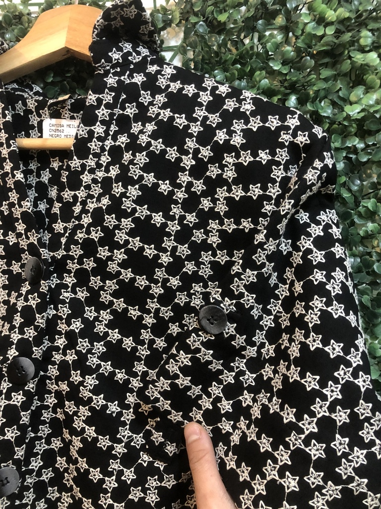 Camisa negra Meilan