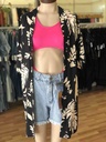 Kimono Estampado Negro