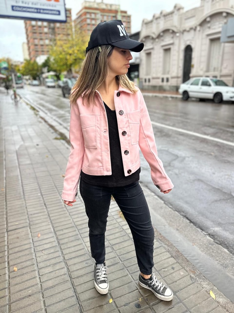 Camisaco Crop Paño