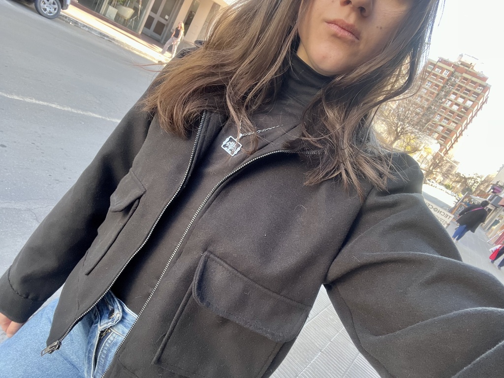 Campera paño Black