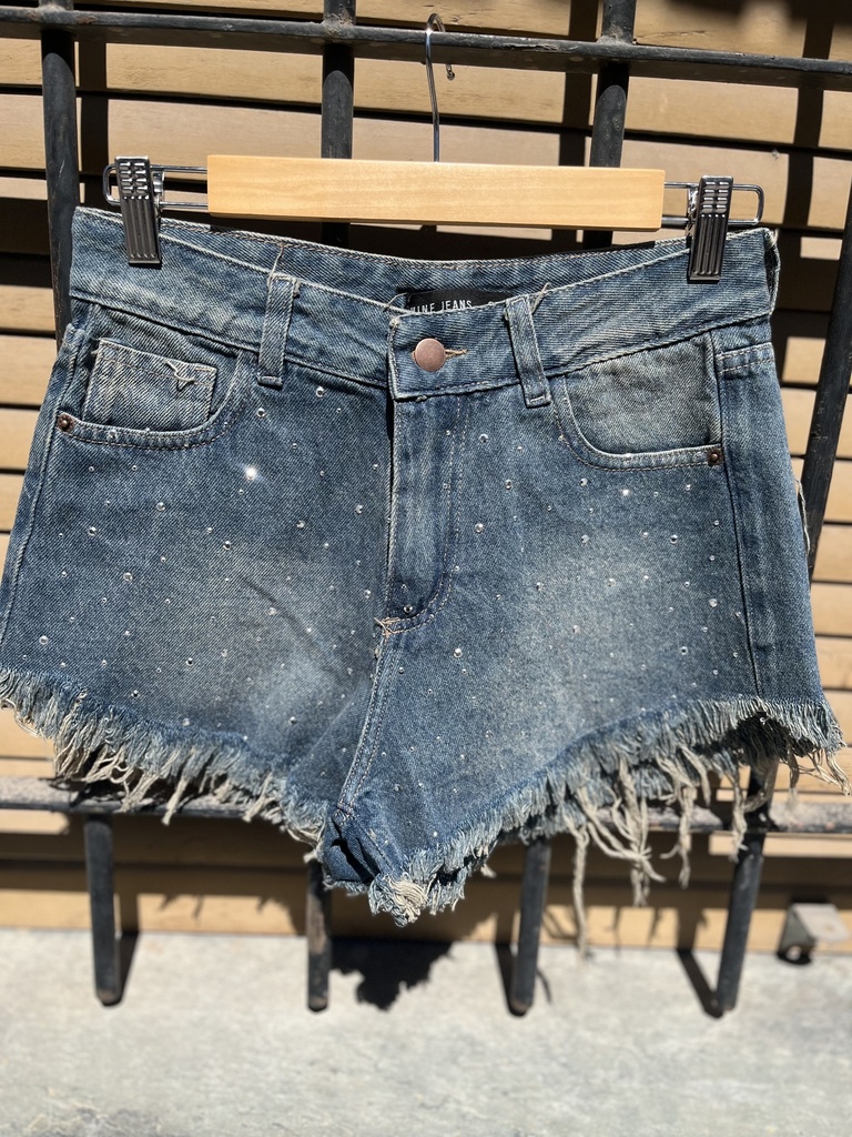 Short rigido strass Oxido