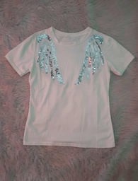 Remera Alas Lentejuelas