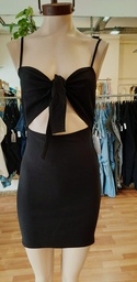 Vestido Bengalina Nudo Moño