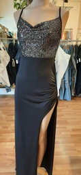 Vestido Largo Lentejuelas Combi