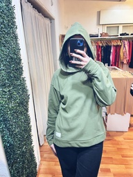 Buzo Basico Capucha Gamuza